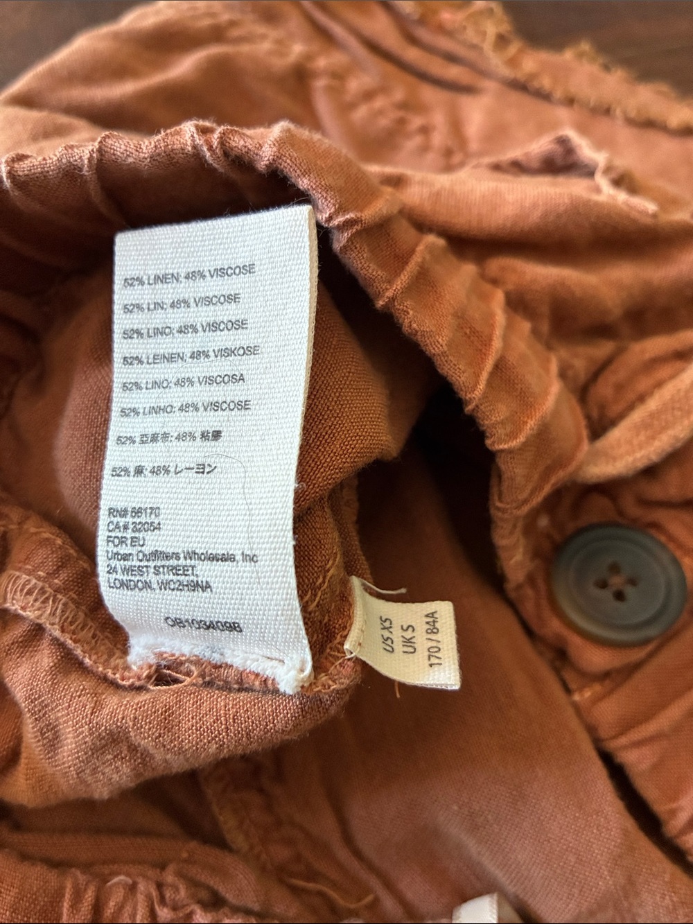 Fp Linen Blend Shorts View 3